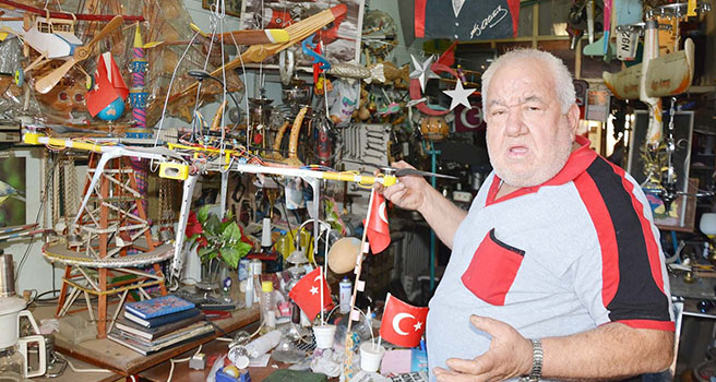 Uçak kokpitine binerse kurban kesecek