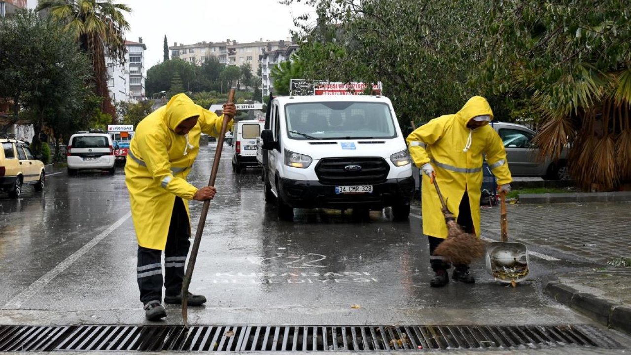 Aydın Kuşadası Belediyesi olası su taşkınlarının önüne geçti