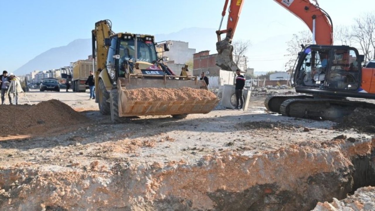 Manisa Cider Yolu Projesi için alt yapı çalışmaları başladı