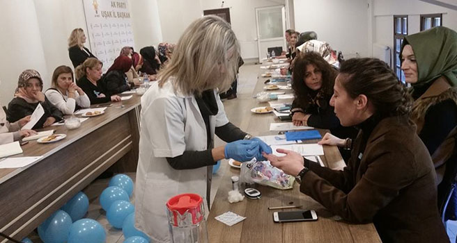 Ak Kadınlardan "Hareketli ol Diyabet olma"   etkinliği