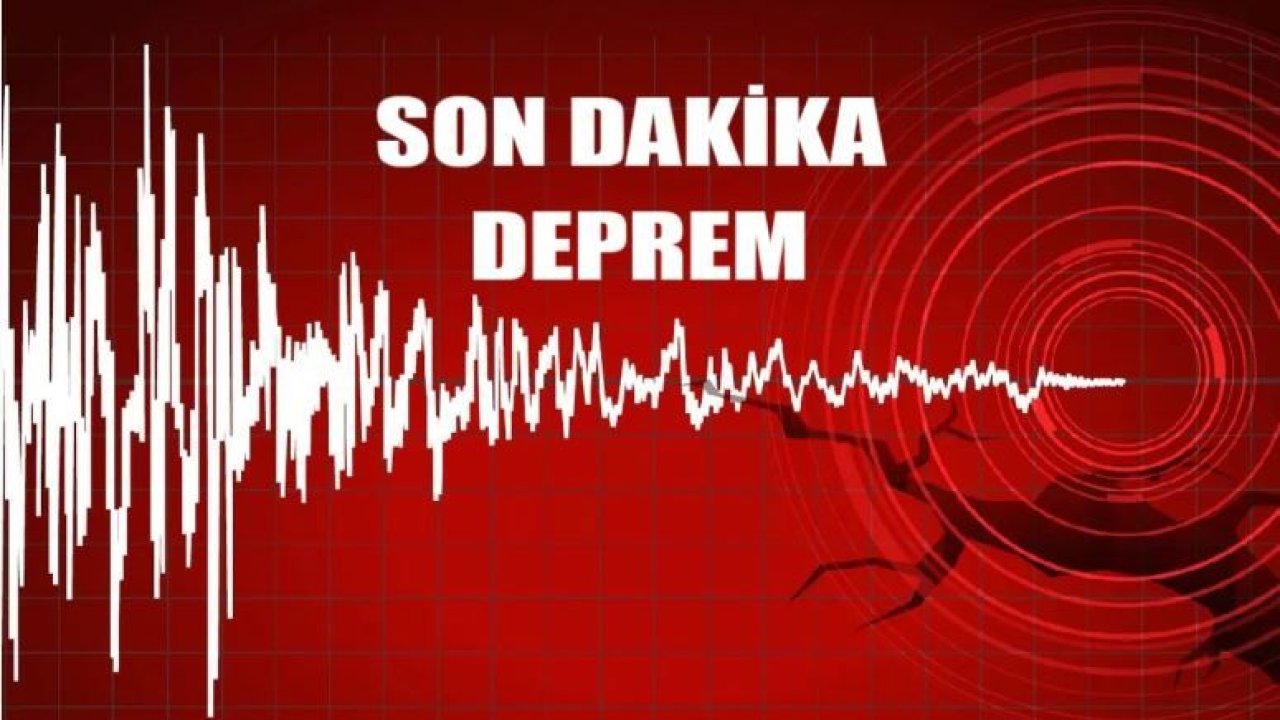 İzmir'de SON DAKİKA DEPREM oldu! 6,1 km derinliğinde şiddetli deprem!