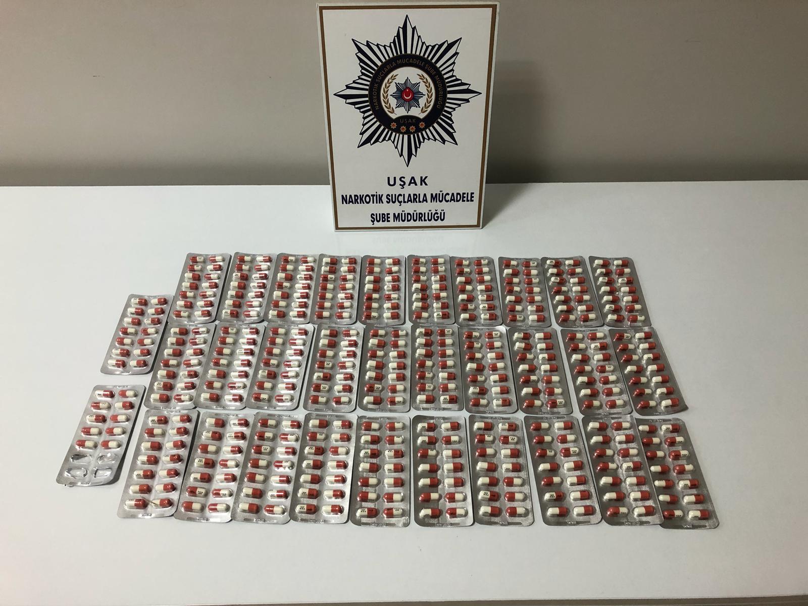 Uşak’ta  son 24 saatte polisin ele geçirdikleri şaşırttı