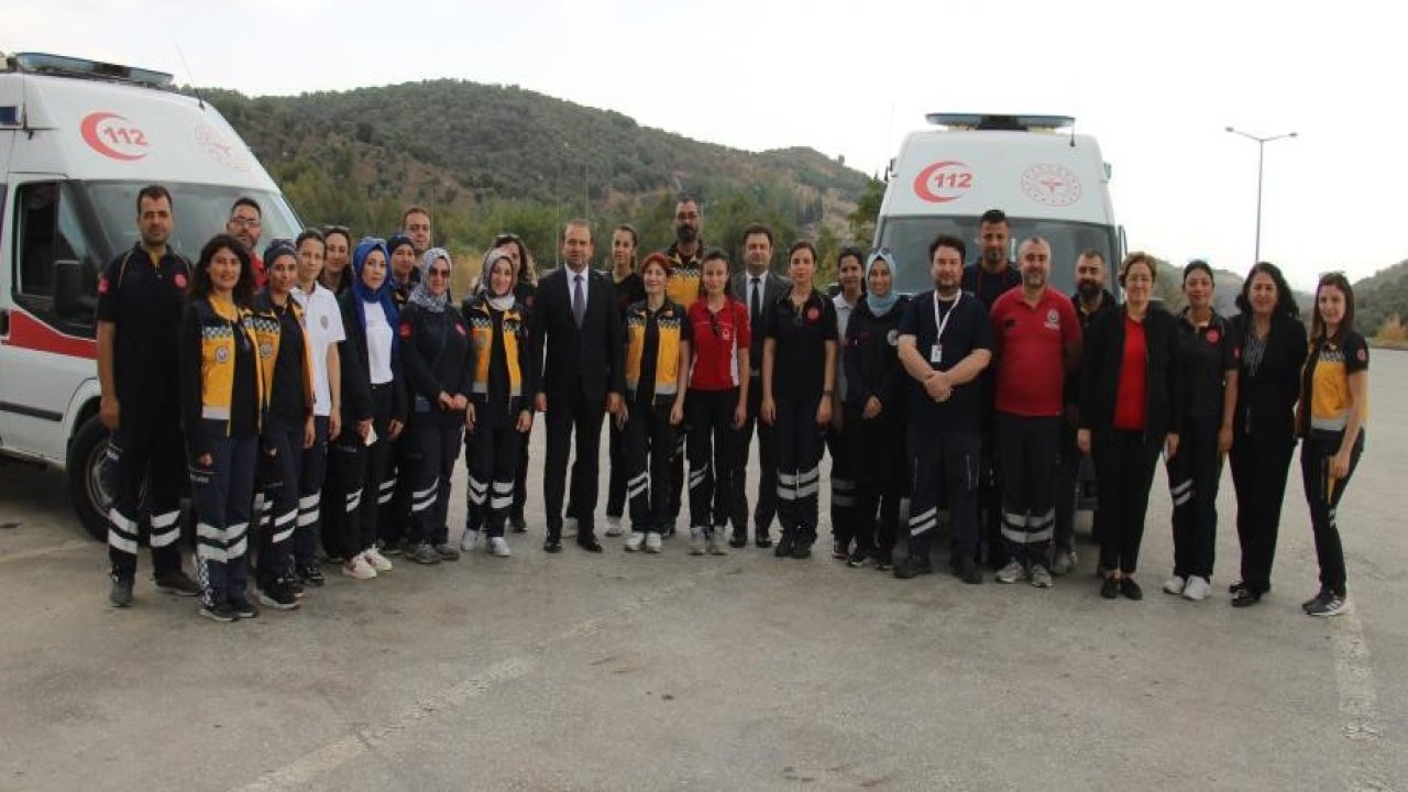Aydın'da ambulanslar 2023'te 129 bin hastaya umut oldu