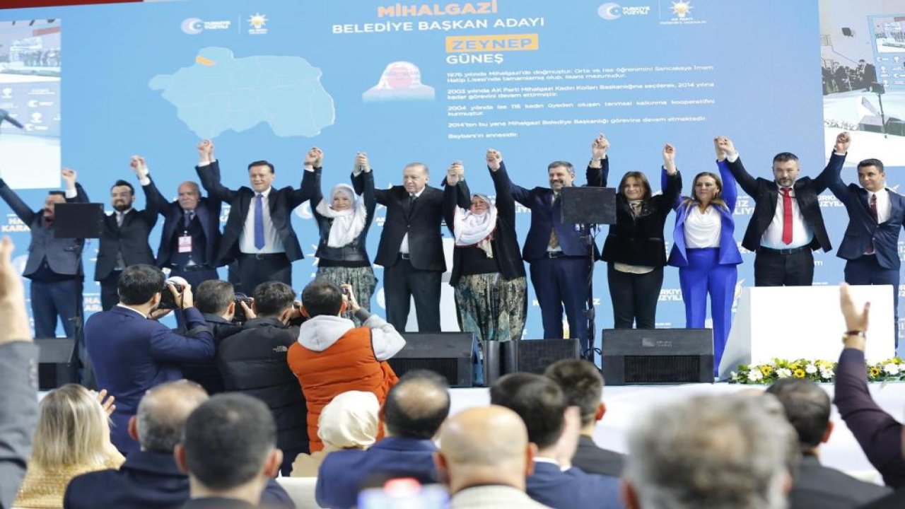 Cumhurbaşkanı Erdoğan AK Parti Eskişehir belediye başkan adayları listesini açıkladı
