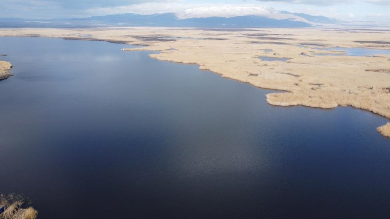 Afyonkarahisar Eber Gölü'nde su doluluk oranı arttı!