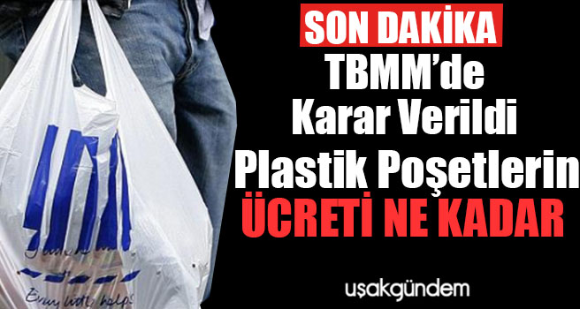 Plastik Poşetlerin Ücretli Olması Yasalaştırıldı