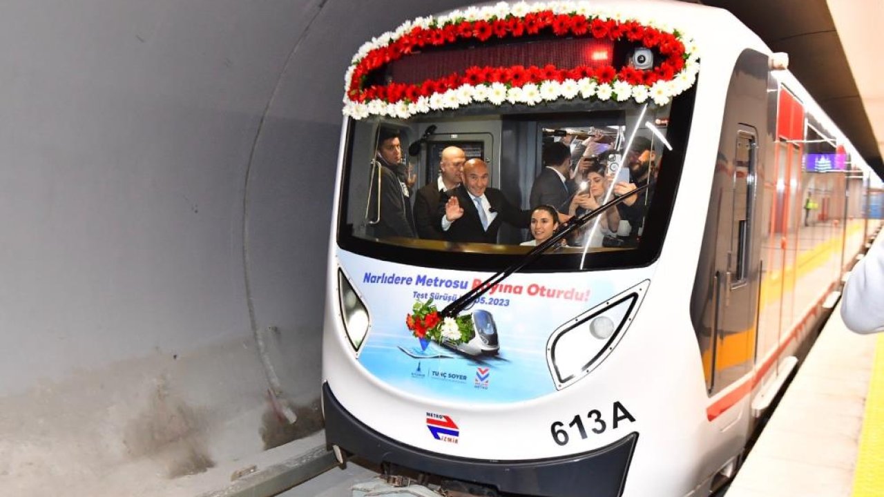 İzmir Narlıdere Metrosu açılış tarihi ne zaman açıklandı!