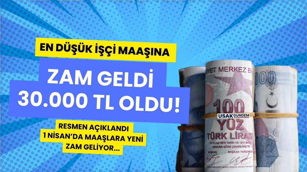 Çalışanlara beklenmedik SÜRPRİZ Nisan zammı! En düşük işçi maaşı 30.000 TL oldu