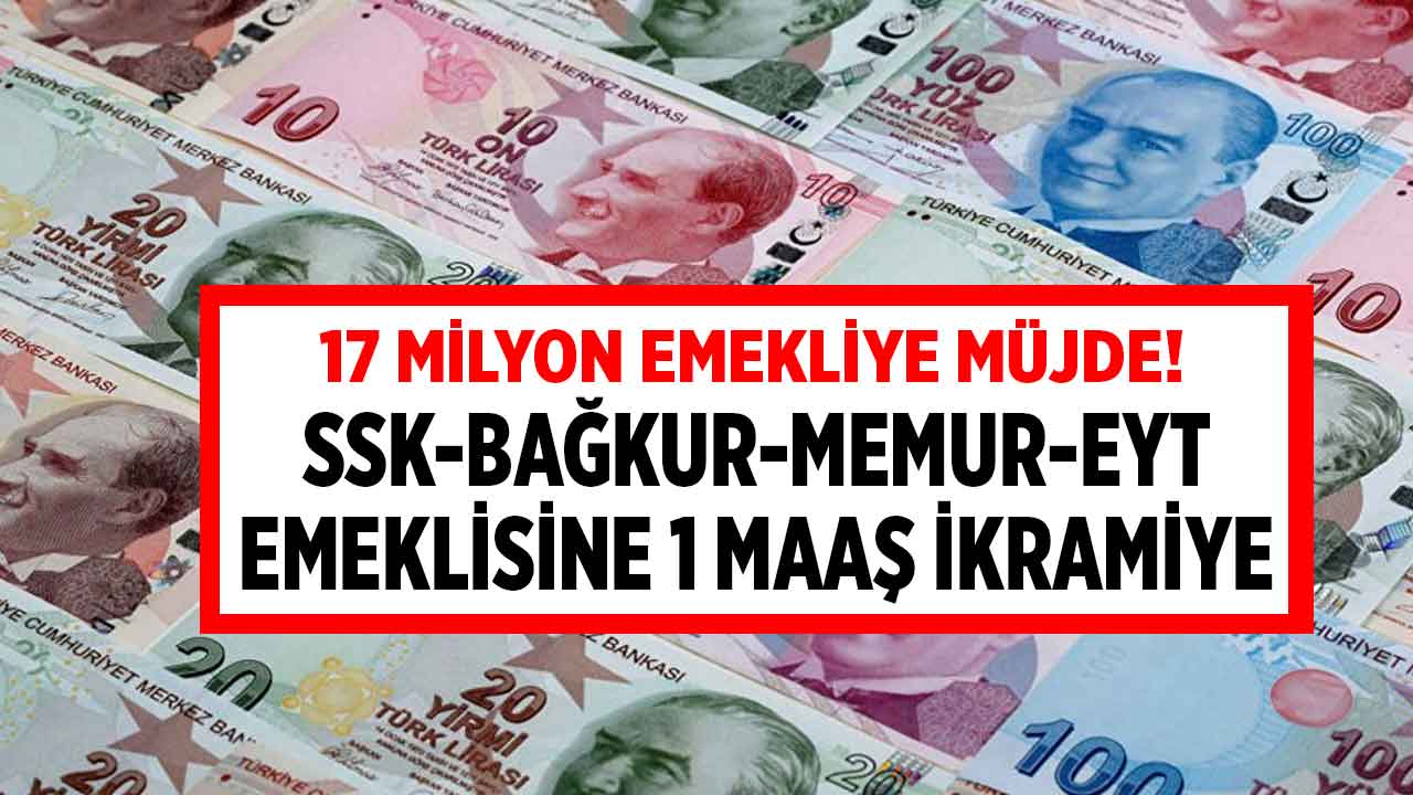 17 milyon emekliye sabah müjdesi! Şubat sürprizi emekliye 1 maaş ikramiye jesti