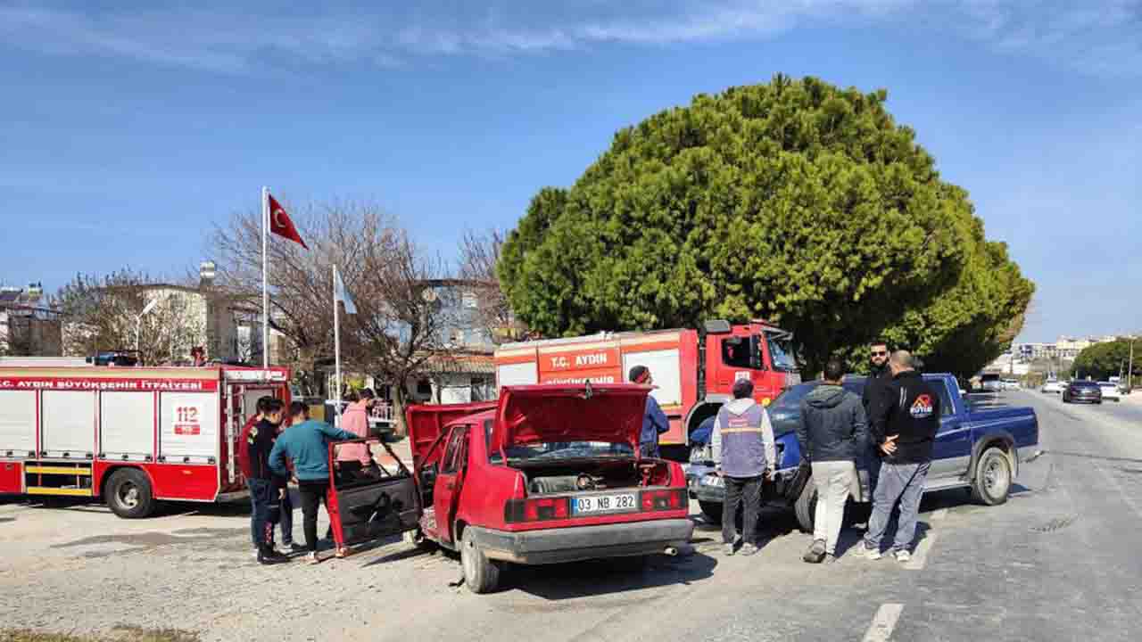 Aydın'da trafik kazasında 1'i ağır 3 kişi yaralandı