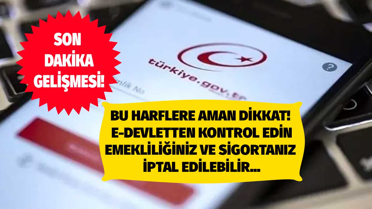 e-Devlet üzerinden hemen kontrol edin! SGK emeklilik iptali başladı emekli maaşı kesilecek
