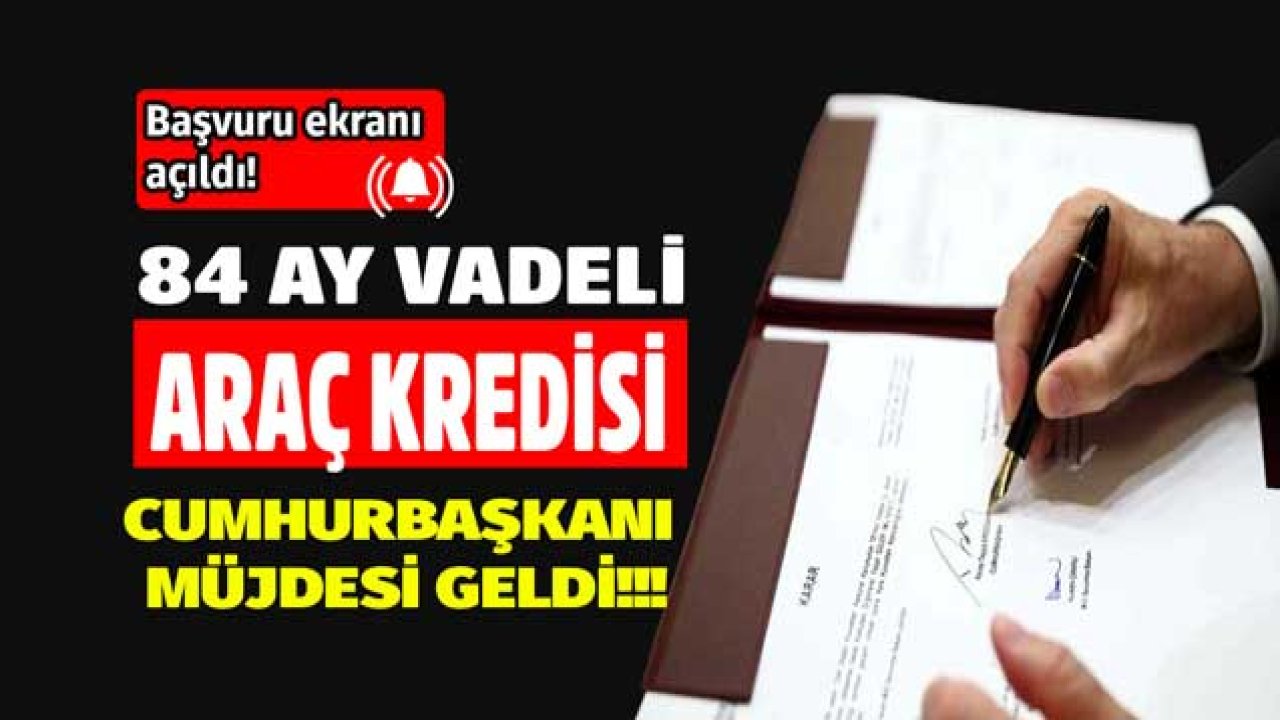 Halkbank'tan yılın kredi kampanyası! Efsane geri döndü 84 ay vadeli taşıt kredisi