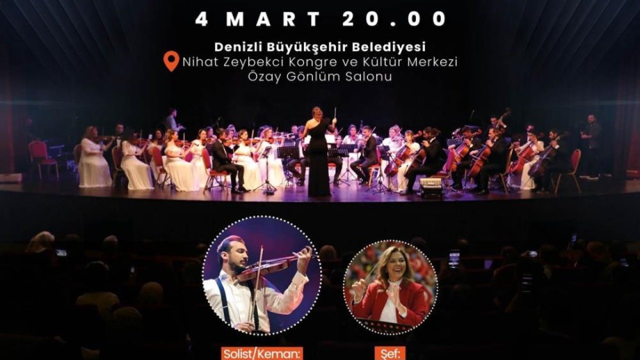 Denizli’de ücretsiz klasik müzik konseri!
