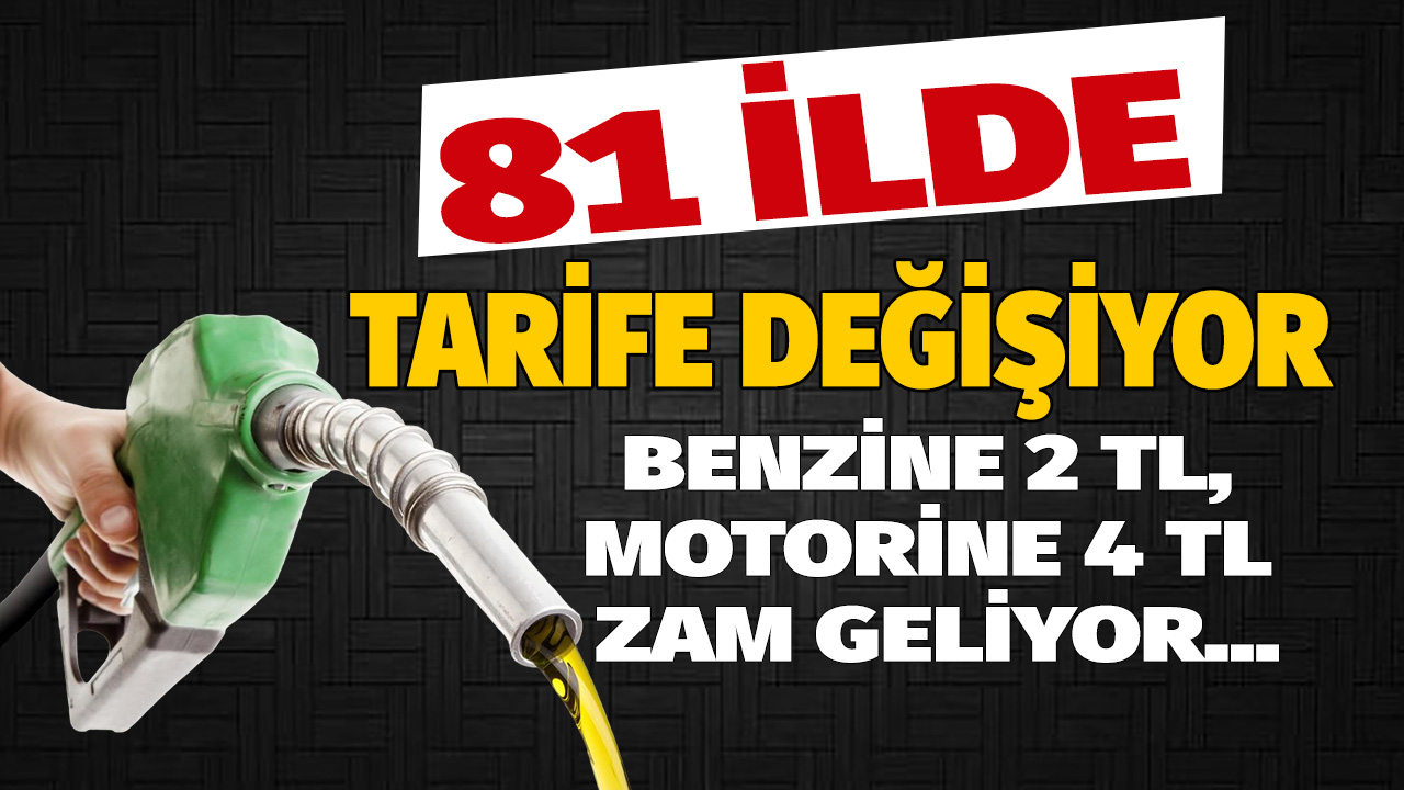 Suudi Arabistan vanayı kapattı akaryakıta zam geldi! 81 ilde BENZİNE 2 ve MOTORİNE 4 TL zam o tarihte