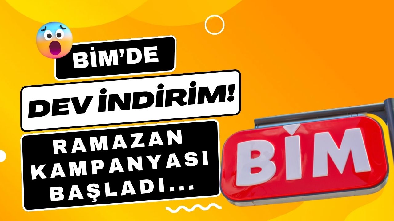 Ramazan alışverişi yapmak isteyen BİM'e koşsun! 5 KG efsane un pirinç makarna helva peynir zeytin