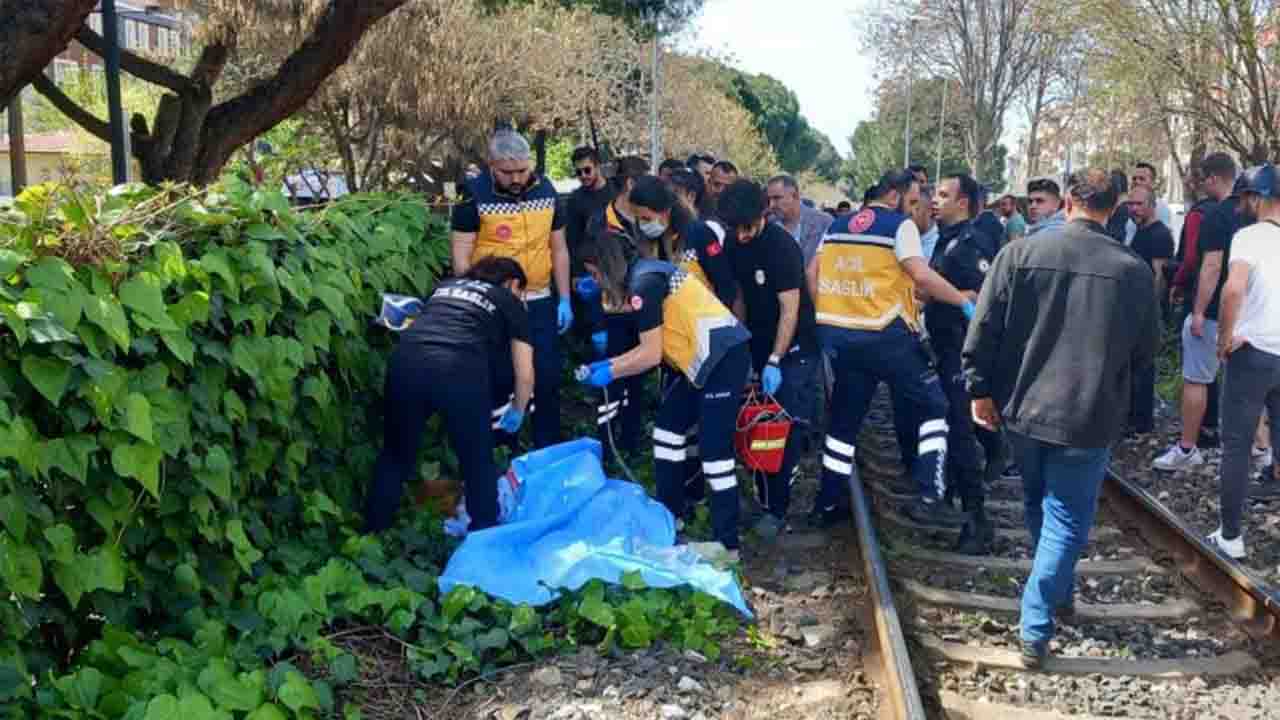 Manisa'da yolcu treninin çarptığı kadının feci sonu!