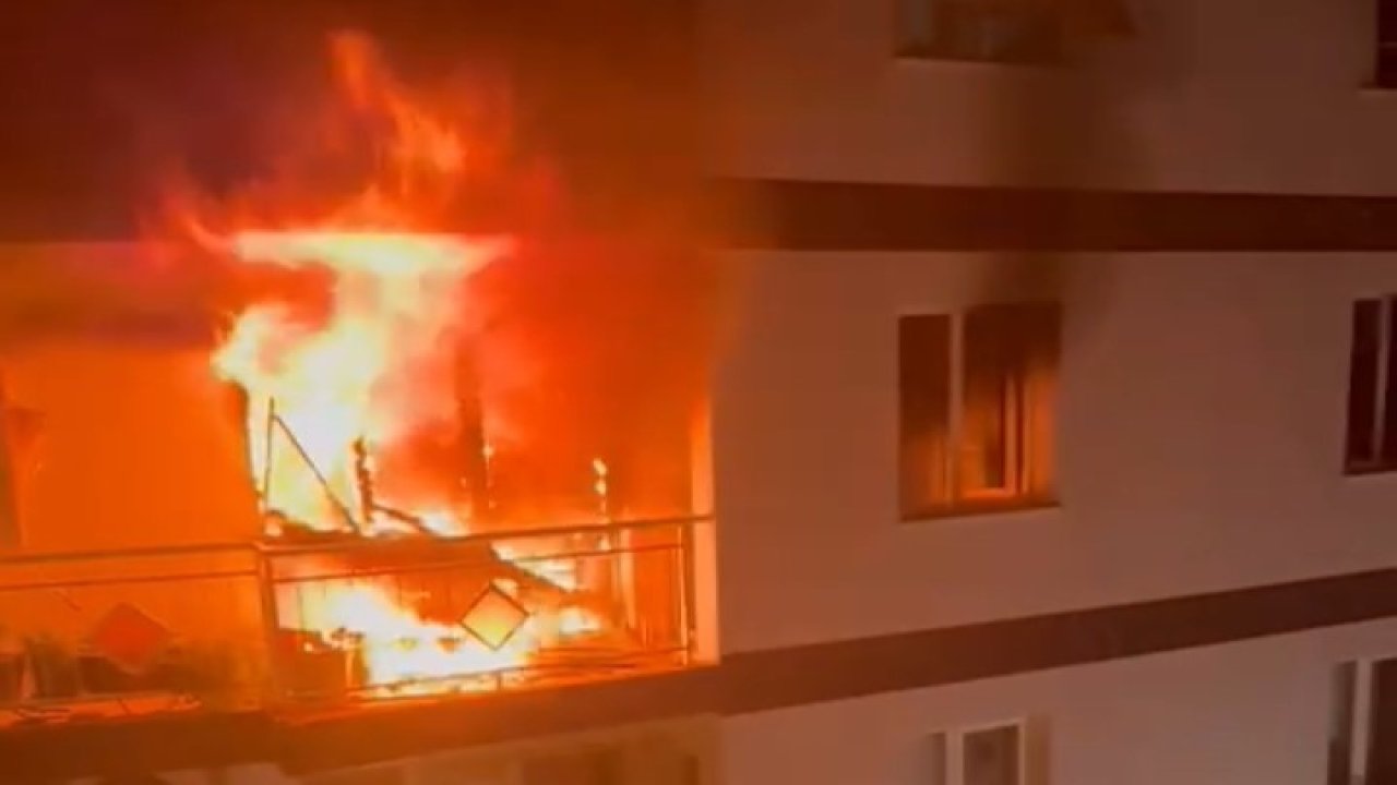 İzmir’de gece saatlerinde çıkan yangında 1 kişi yanarak hayatını kaybetti