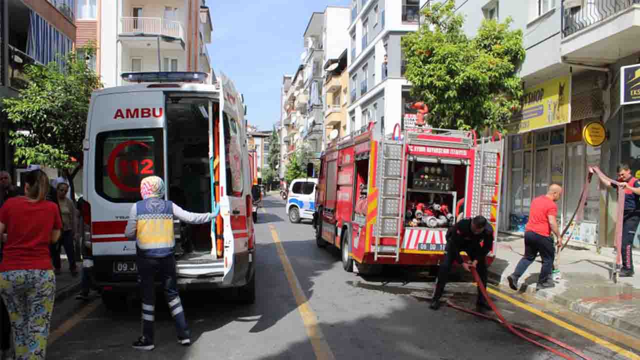 Aydın'da 5 yaşındaki çocuk çakmakla evde yangın çıkardı!