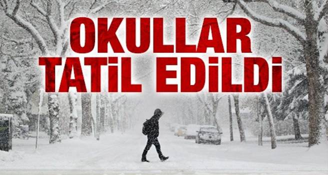 Uşak'ta yarın okullar tatil