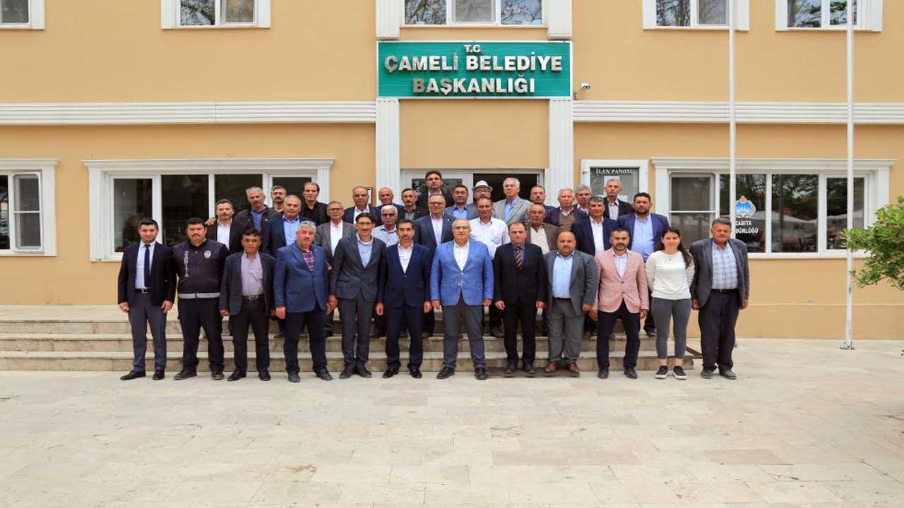 Denizli Çameli Belediye Başkanı Arslan ilk muhtarlar buluşmasını gerçekleştirdi