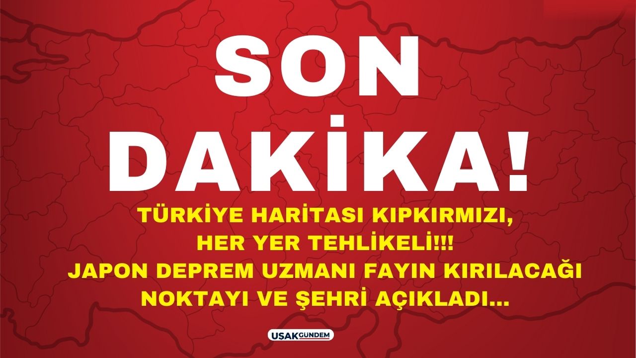 Türkiye haritası kıpkırmızı her yer tehlikeli! Moriwaki deprem uyarısı yaptı o fay kırılmadı her an olabilir