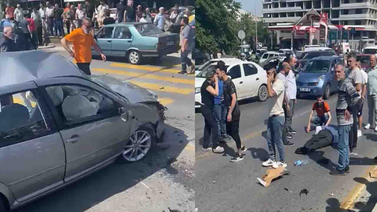 Aydın'da trafik magandasının neden olduğu kazada 3 kişi yaralandı!
