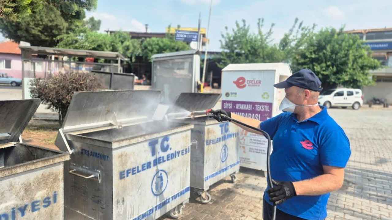 Aydın Efeler'de ilaçlama çalışmaları aralıksız sürüyor
