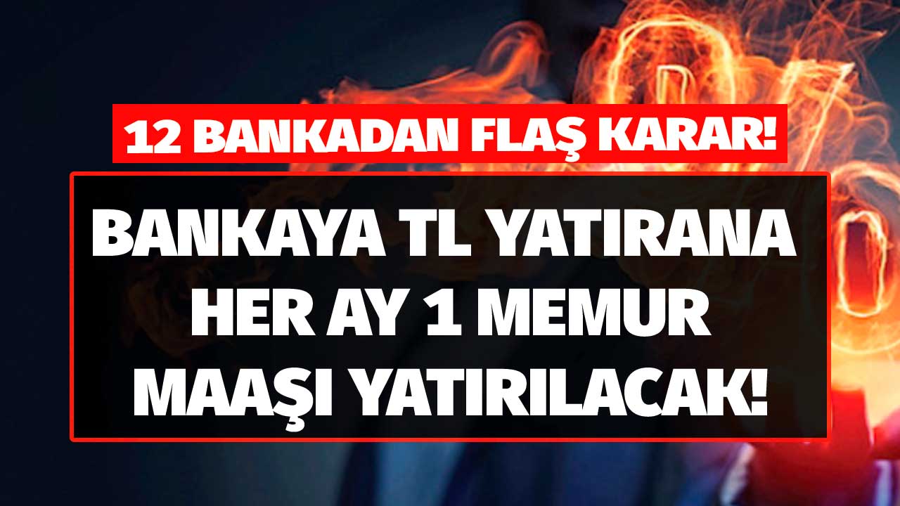 Yastık altı birikimi olanın parası yavrulayacak! Bankaya TL koyana her ay 1 memur maaşı yatacak