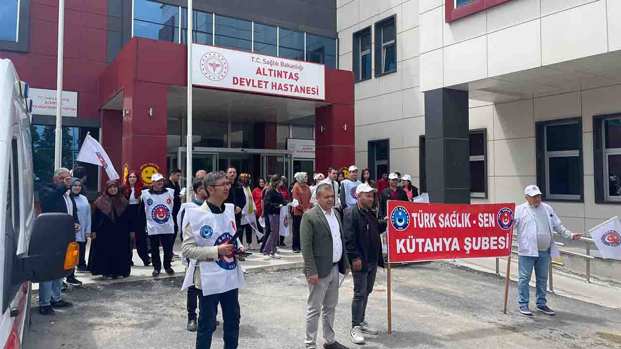 Kütahya'da hemşirenin darp edilmesine tepki!