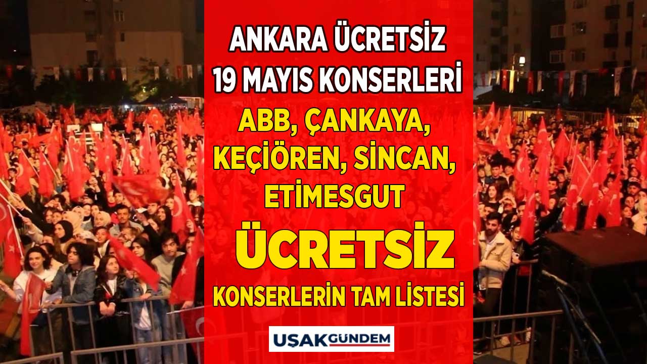 19 Mayıs konserleri etkinlikleri 2024! ABB ve ilçe belediyeleri ücretsiz konserler programı listesi