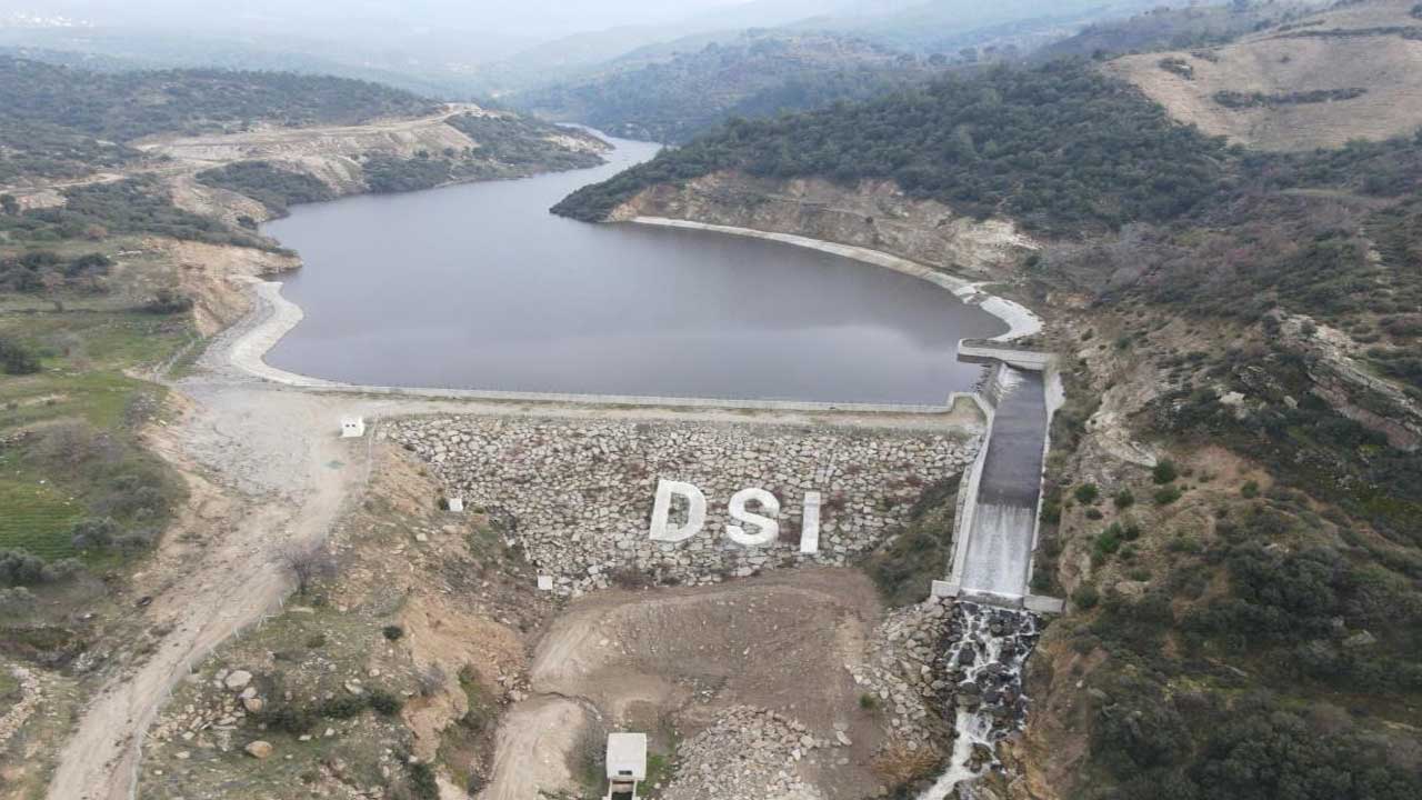 Aydın'da Katrancı Göleti yeni sulama dönemine hazır