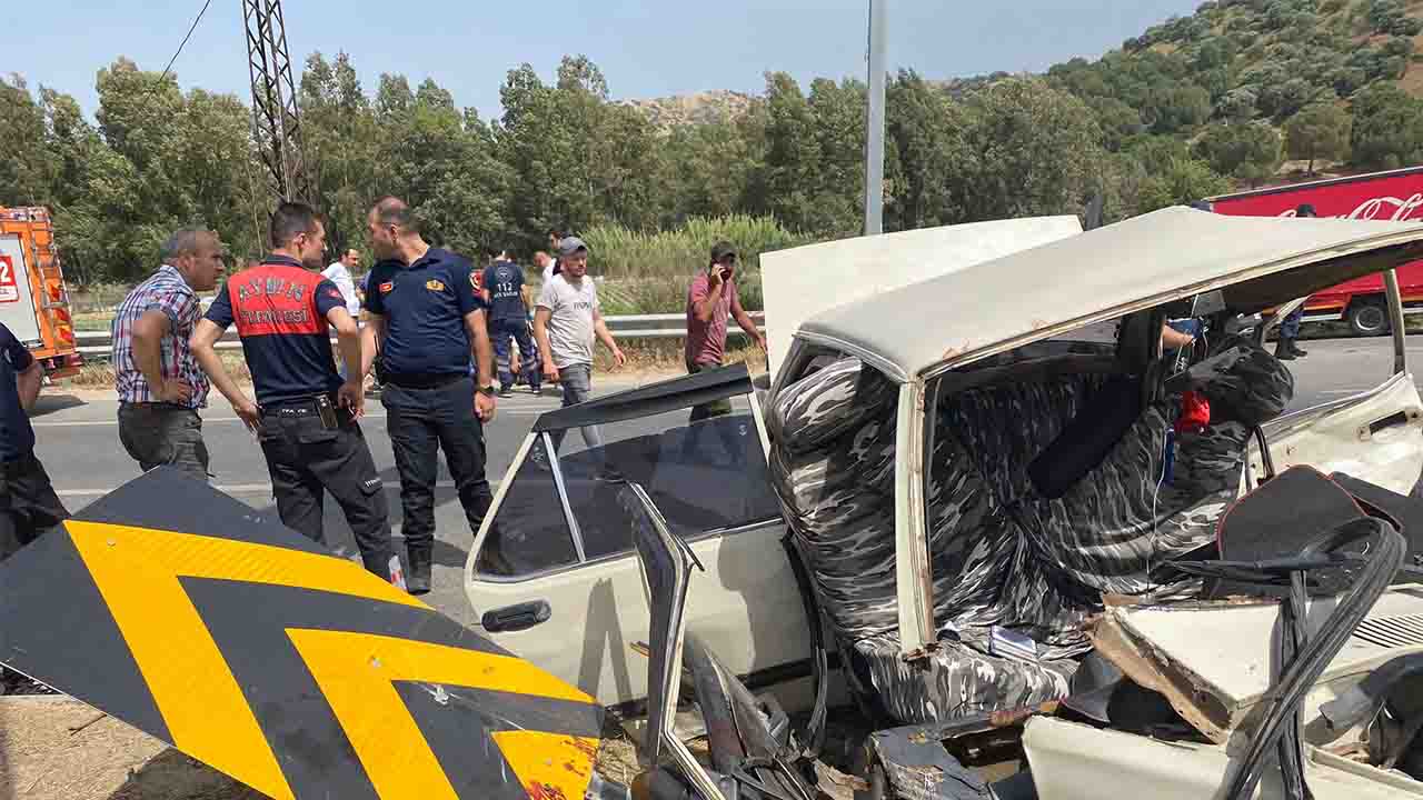 Aydın'da trafik kazasında 2'si ağır 7 kişi yaralandı!