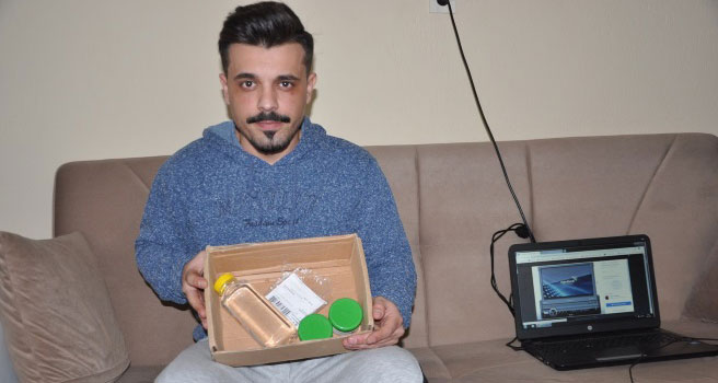 İnternetten oto teyp alan Uşaklı vatandaş gelen kutuyu açınca şok oldu