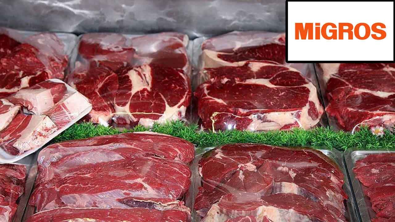 Fiyatı pat diye 136 TL birden düştü! Migros'ta kırmızı et fiyatlarında damping kıyma kuşbaşı köfte pirzola