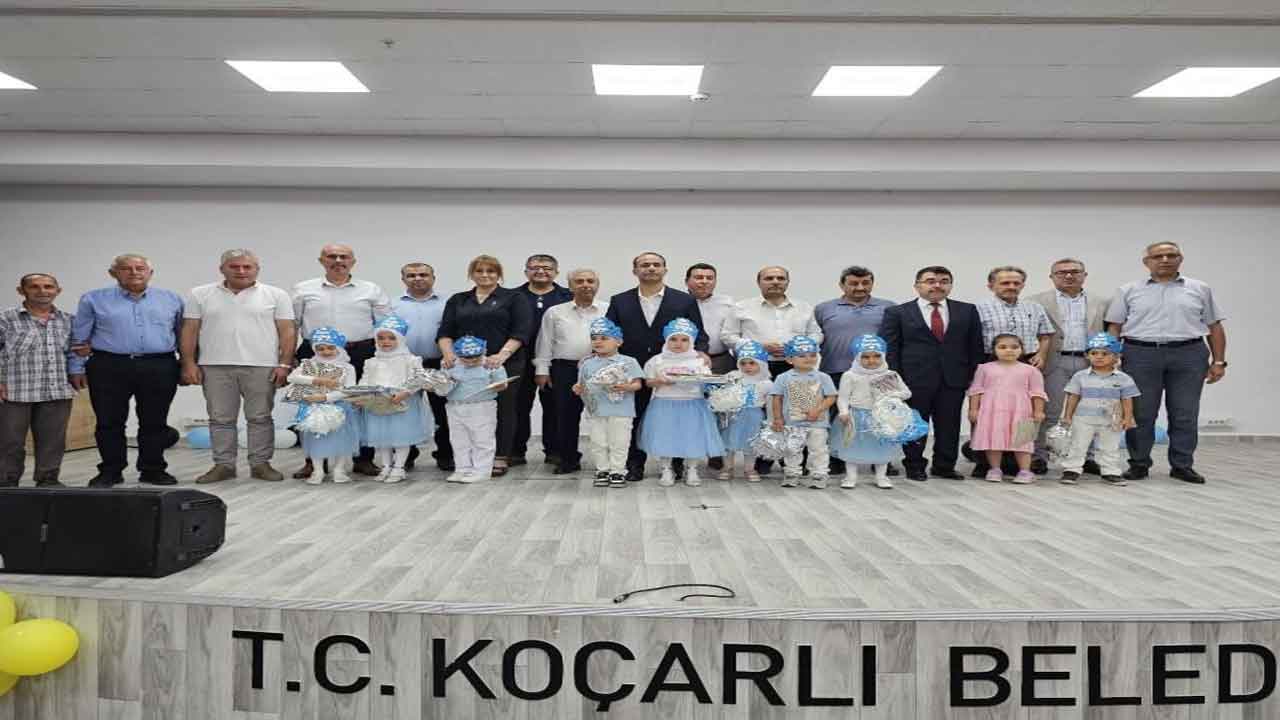 Aydın Koçarlı'da 4-6 yaş Kur'an Kursu öğrencileri yıl sonu etkinliği düzenledi