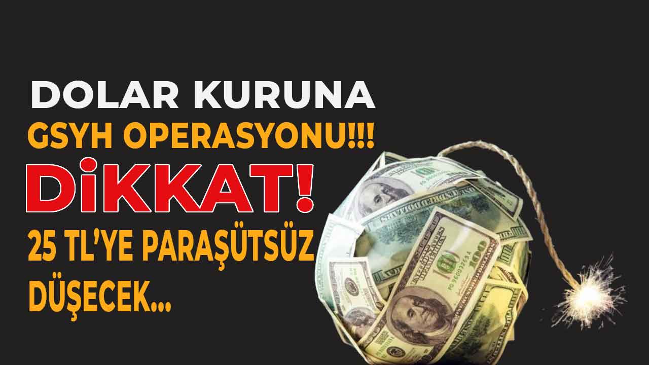 Dolara GSYH operasyonu! Mahfi Eğilmez duyurdu dolar 25 TL'ye paraşütsüz düşecek