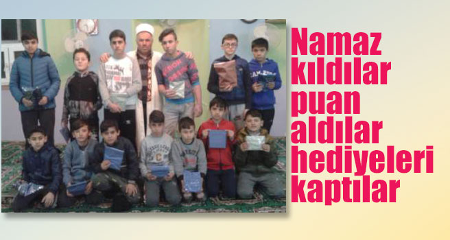 Namaz kıldılar puan aldılar hediyeleri kaptılar