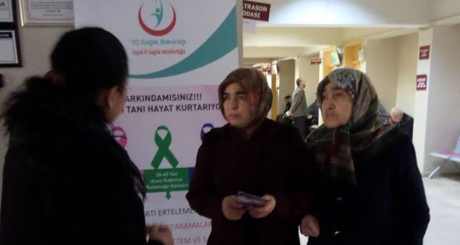 Dünya Kanser Günü nedeniyle hastanede stant kuruldu