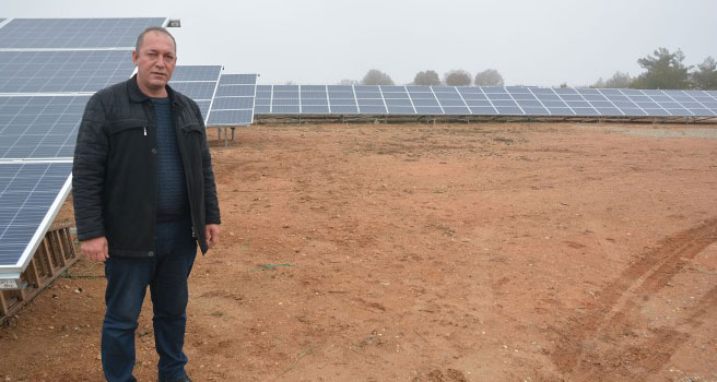 Ahad Köyüne kurulan güneş enerjisi sistemi ile 20 hane ücretsiz elektrik kullanacak