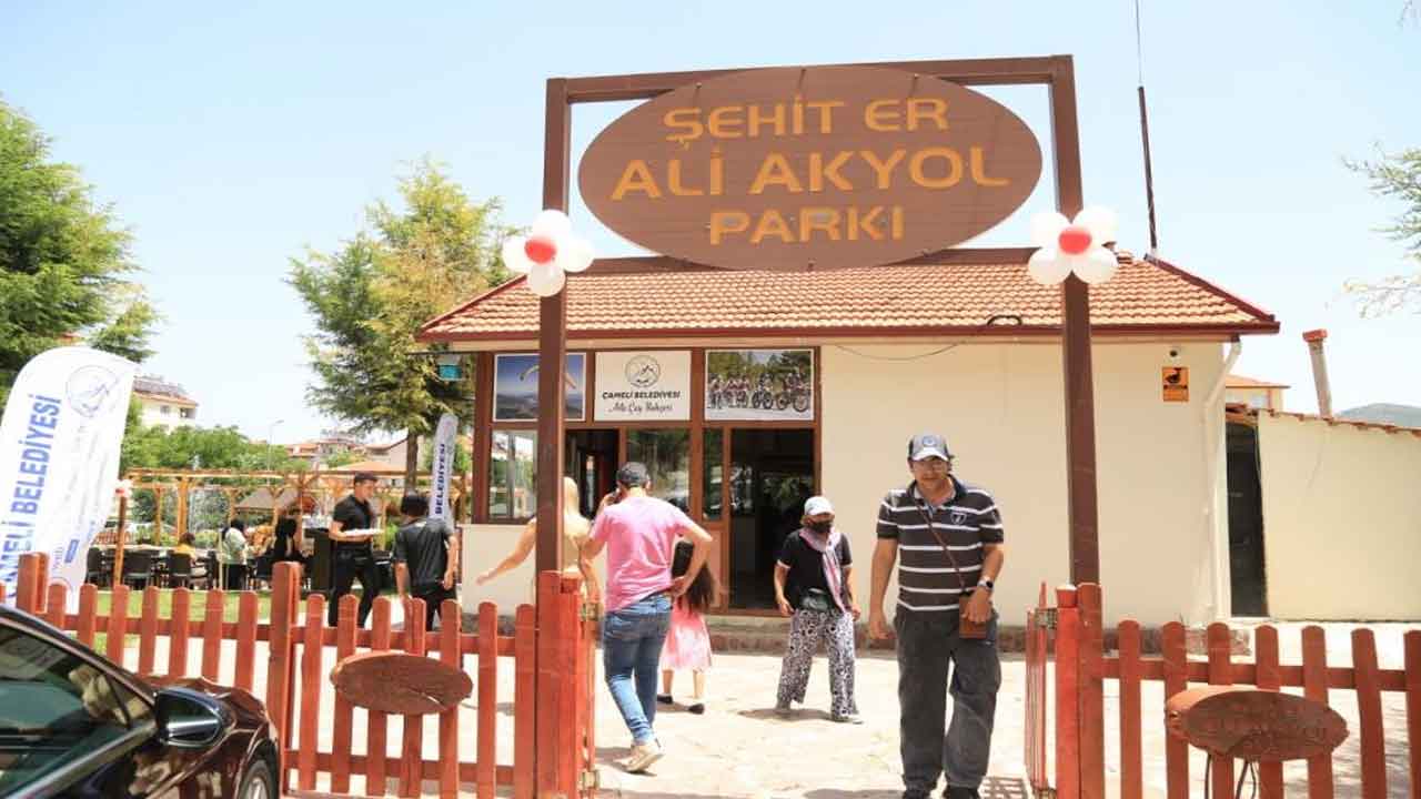 Denizli Çameli Belediyesi Aile Çay Bahçesi ve Lokali hizmete girdi