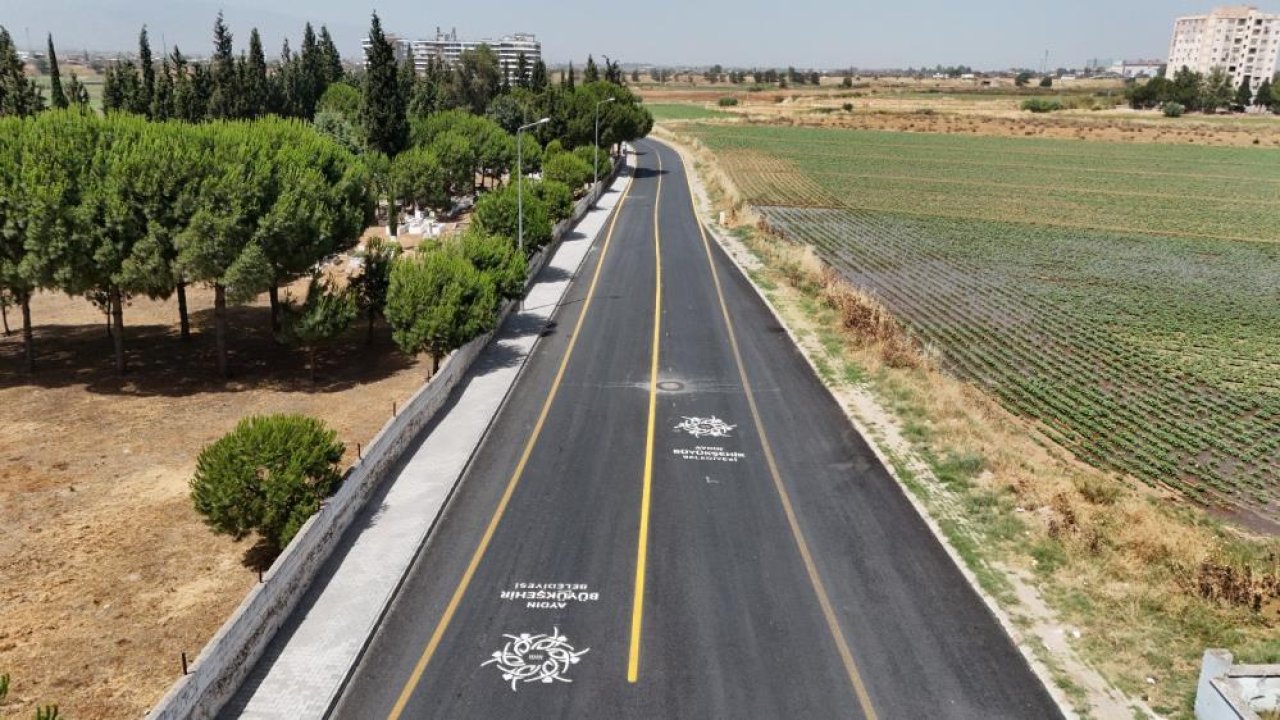 Aydın Efeler'de yol çizgi ve yaya geçidi çalışmaları bitti