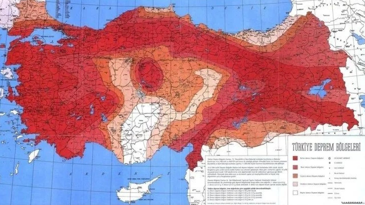 7 üstü deprem beklenen illerin listesi açıklandı