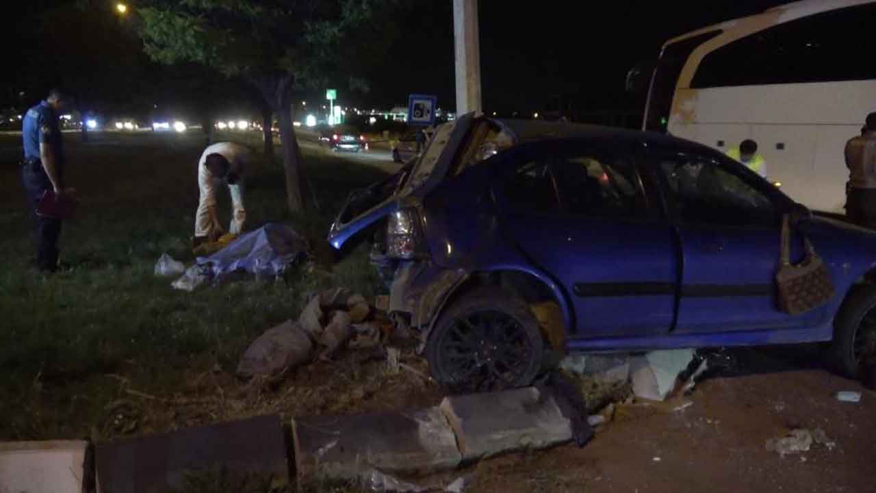 Kütahya'da trafik kazası 1 kişi hayatını kaybetti 4 kişi yaralandı