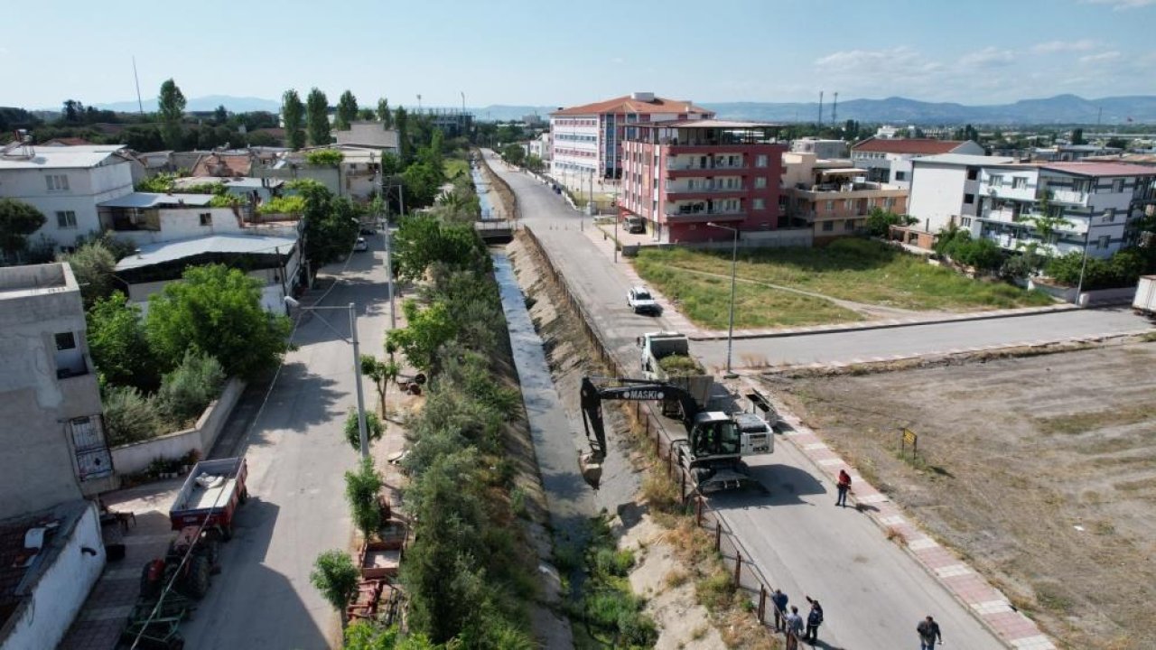 MASKİ 17 kilometrelik sulama kanalını temizledi