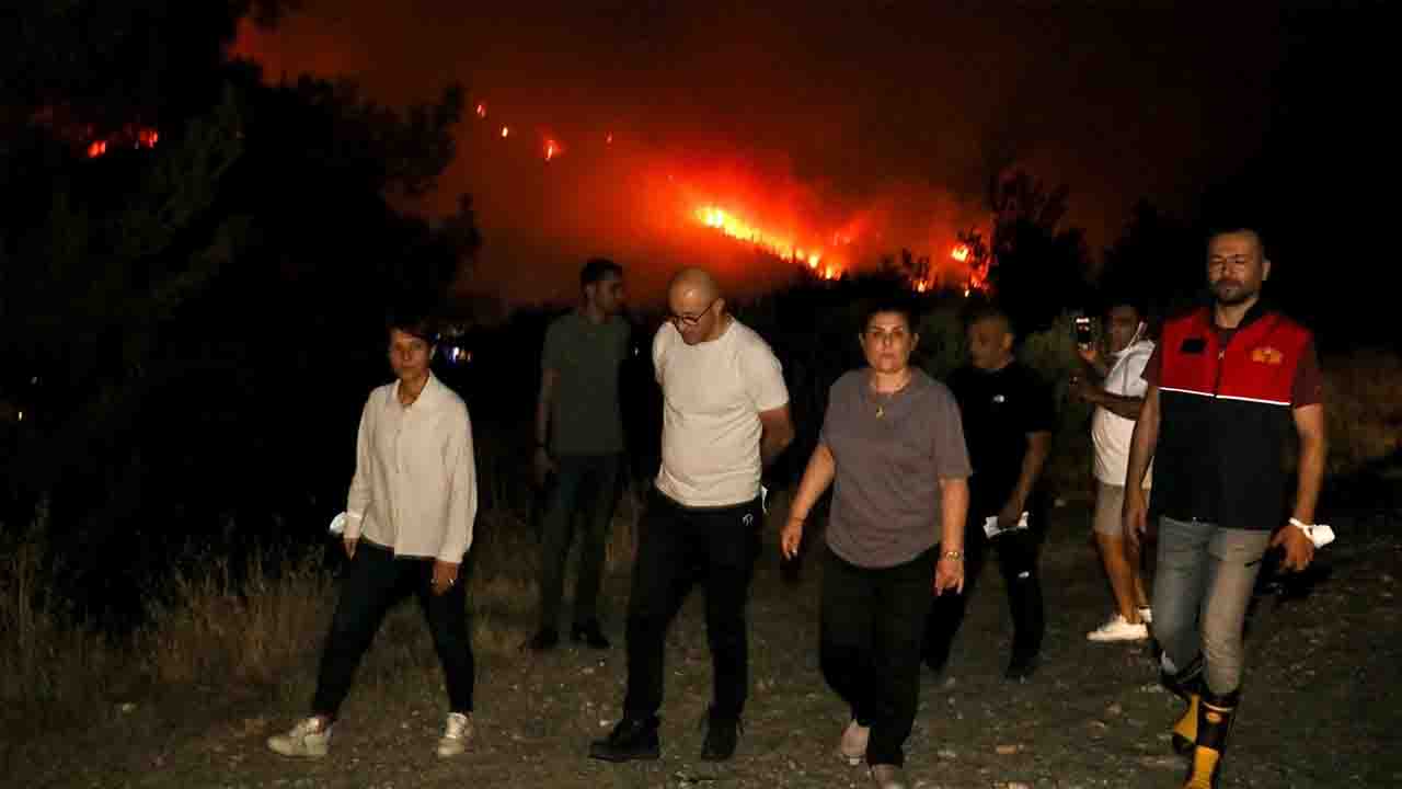 Aydın Kuşadası orman yangınında son durum!
