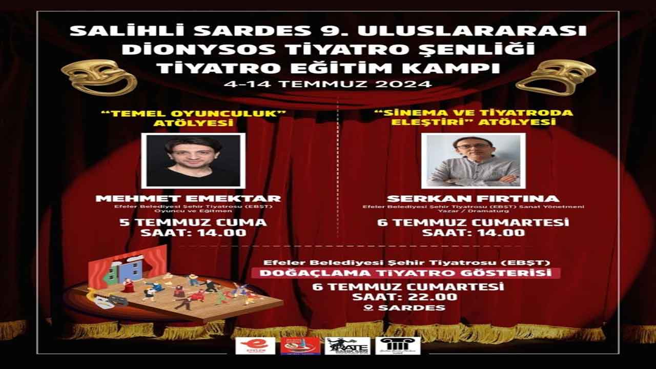 Aydın Efeler Belediyesi Dionysos Tiyatro Şenliği'ne katılacak!