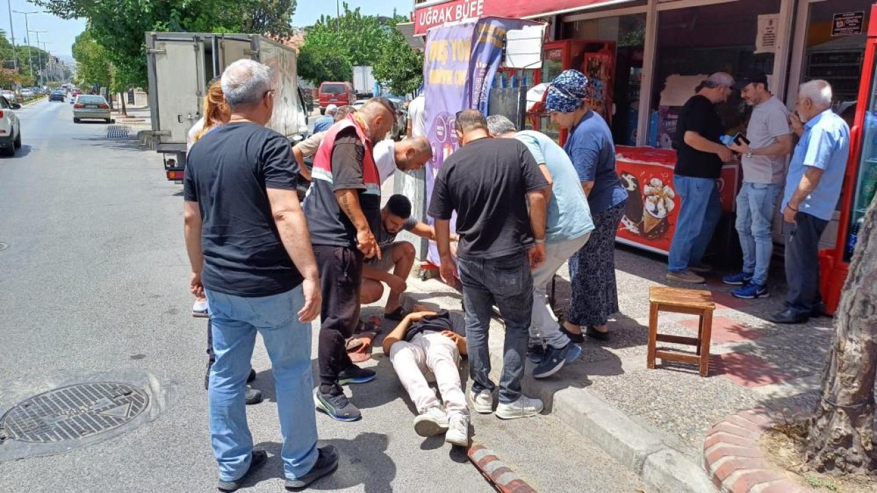 Aydın'da motosiklet ve otomobil çarpıştığı kazada otomobil sürücüsü olay yerinden kaçtı