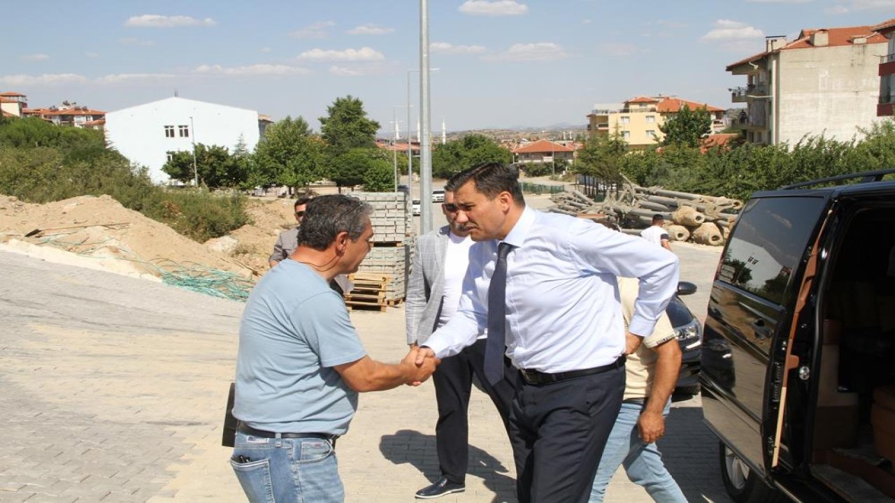 Manisa Büyükşehir Belediye Başkanı Zeyrek projeleri yerinde inceledi