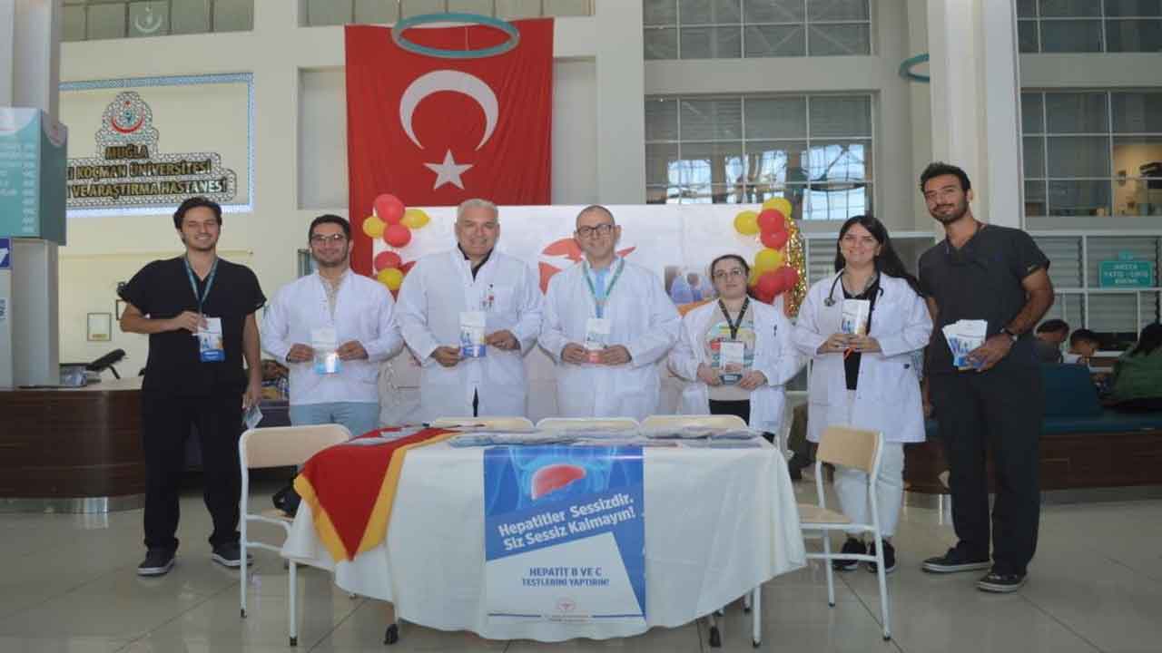 Muğla'da Dünya Hepatit Günü farkındalık etkinliği düzenlendi