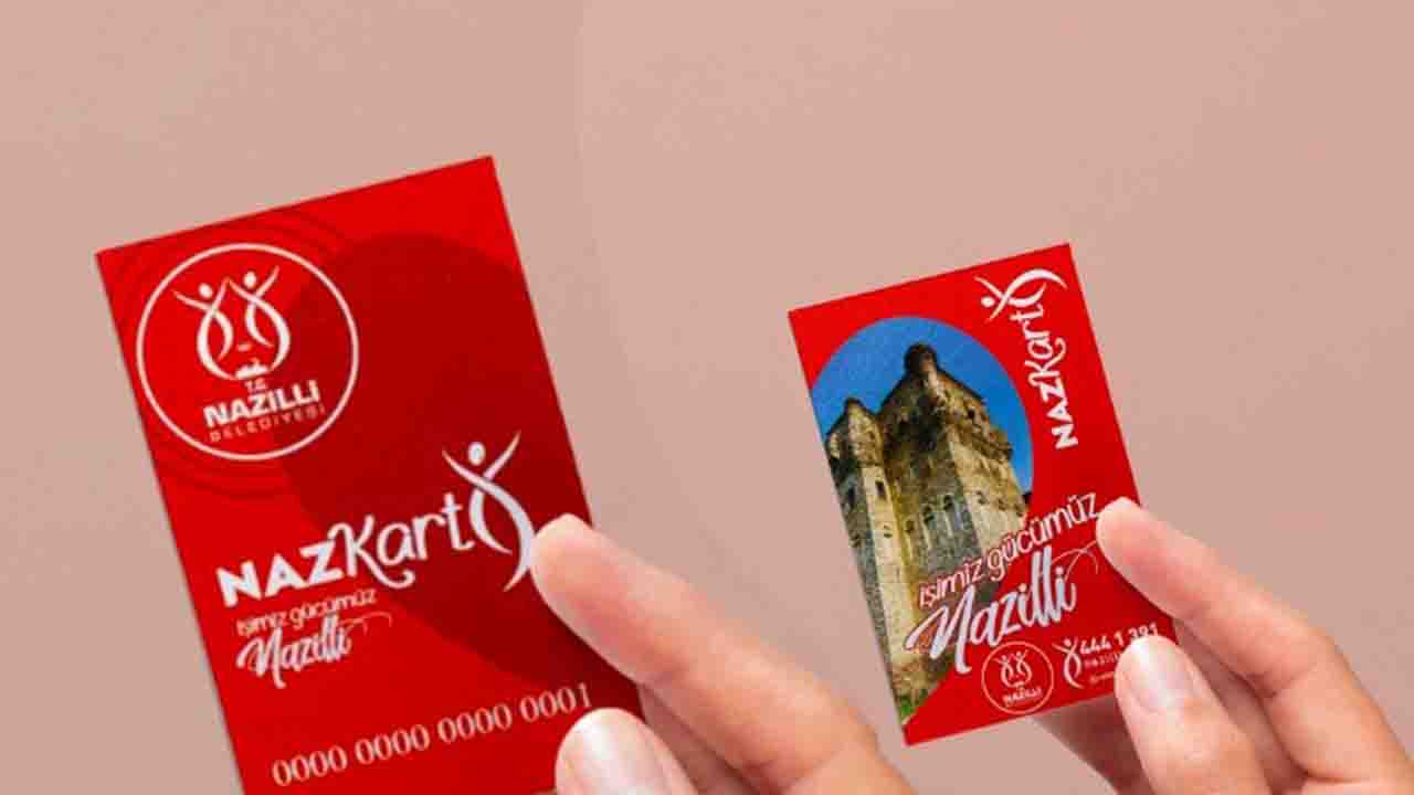 Aydın'da Nazilli Belediyesi'nden Nazkart uygulaması!